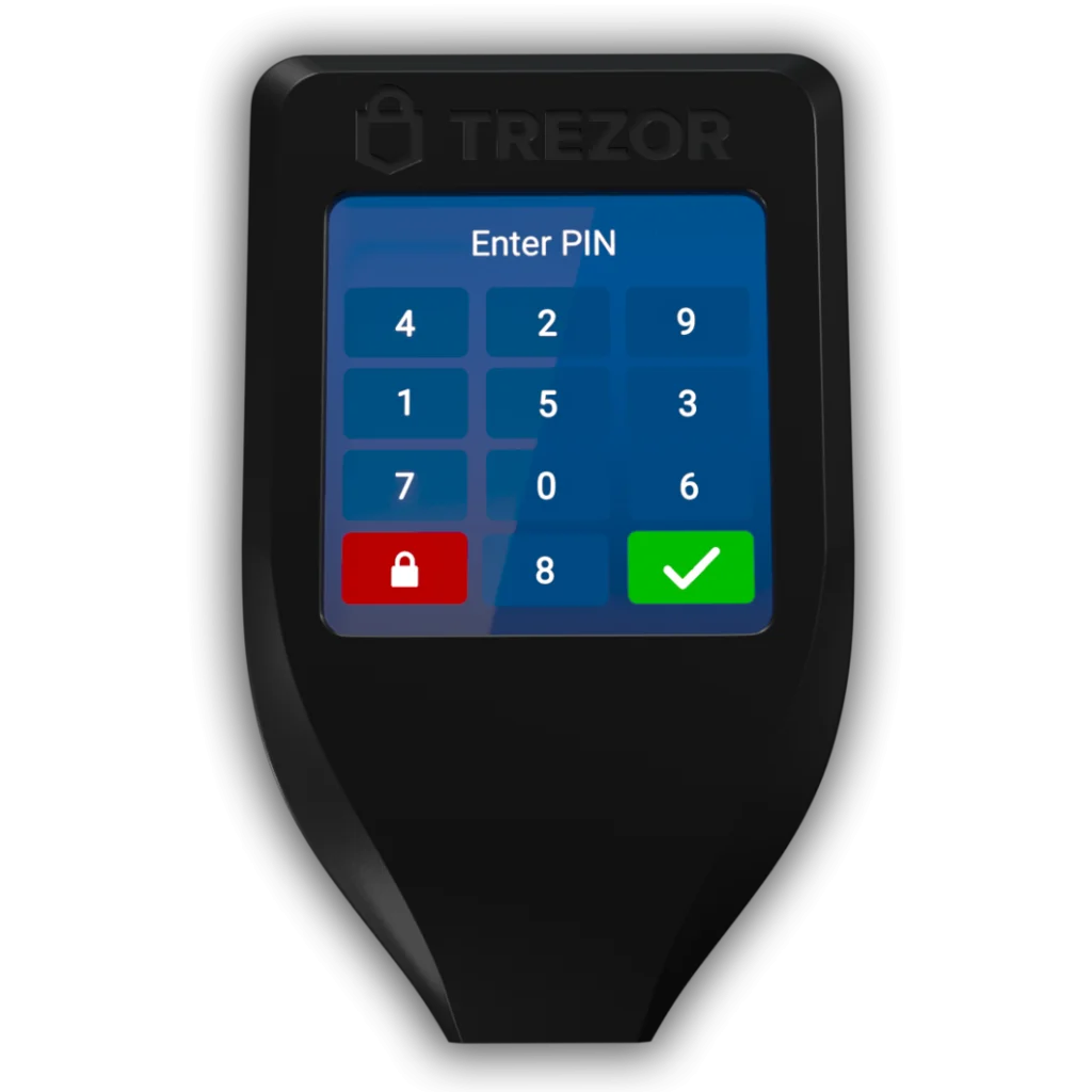Trezor hardware wallet t