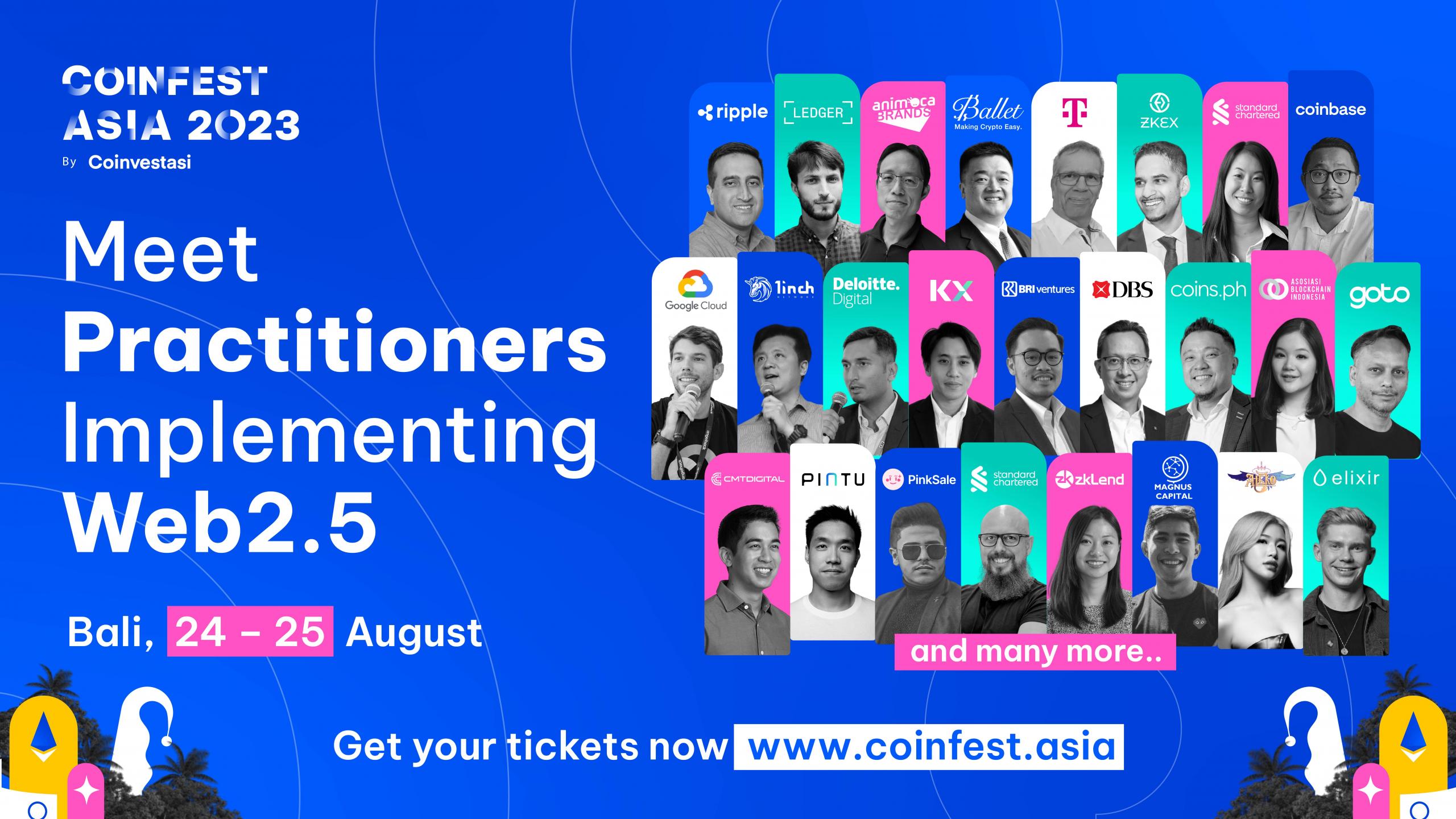 Coinfest Asia Uses Web2.5 Theme and Will Feature Over 100 Speaker