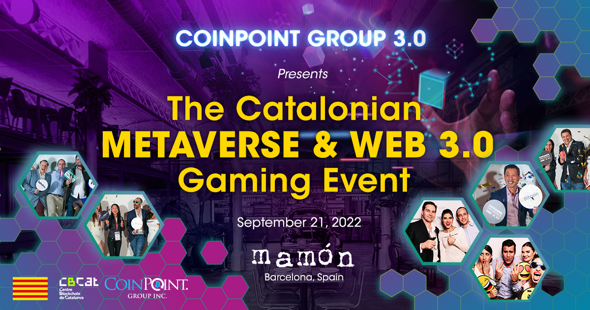 CoinPoint Group presents: Another exclusive Web 3.0 & Metaverse event in Barcelona this September
