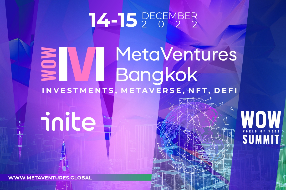 International summit “WOW MetaVentures Bangkok” to be held on Dec. 14–15