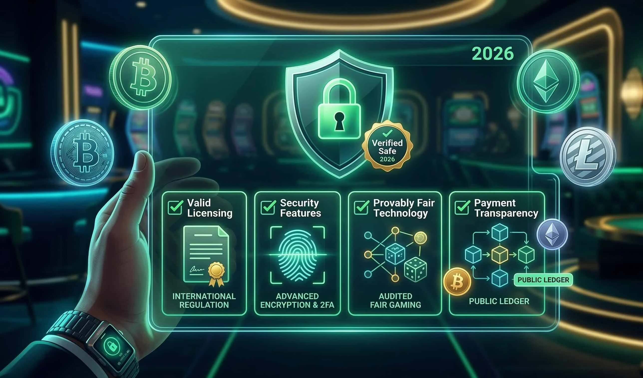 What Makes a Crypto Casino Safe in 2026? Key Factors Players Should Check