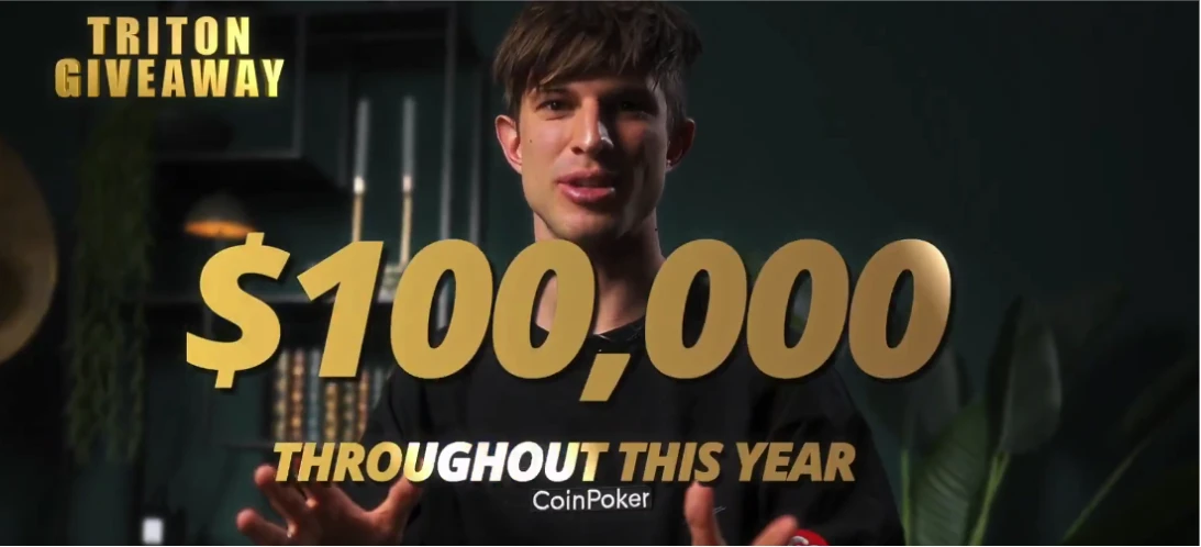 CoinPoker Ambassador Mario Mosböck Announces $100K Giveaway and Triton Montenegro Package