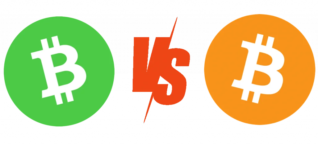 bitcoin cash vs bitcoin