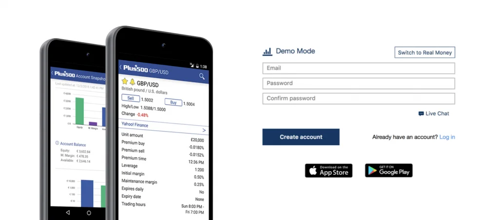 Plus500 demo account