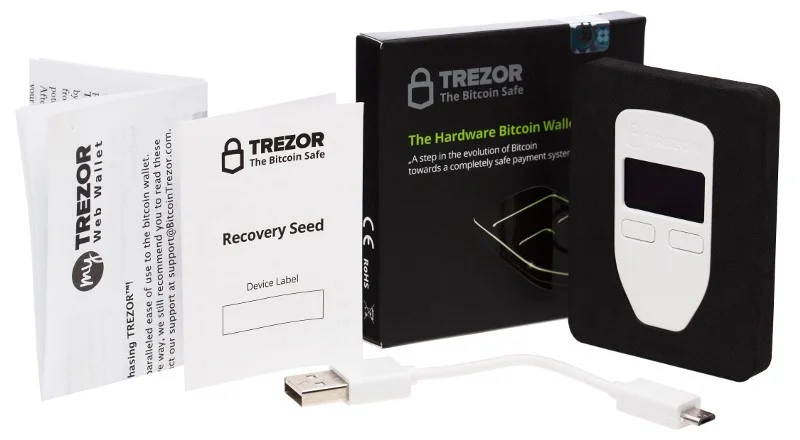 trezor box contents
