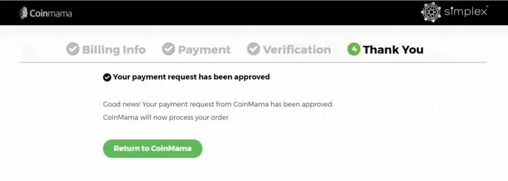coinmama bitcoin payment