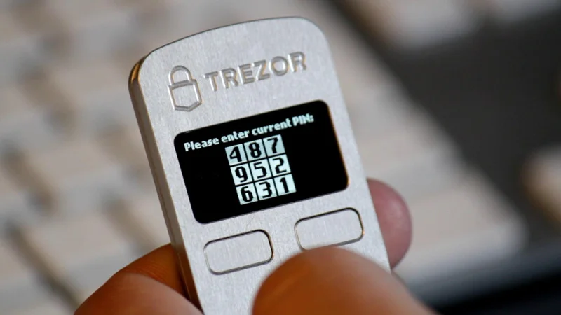 trezor enter pin
